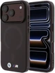 Etui BMW M IML Frosted Metal Logo & Trims MagSafe do iPhone 18 Pro / 17 Pro bordowe (BMW001268) - obraz 1