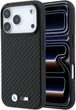 Etui BMW M Carbon Metal Logo MagSafe do iPhone 18 Pro / 17 Pro czarne (BMW001191) - obraz 1