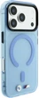 Etui BMW M IML Frosted Metal Logo & Trims MagSafe do iPhone 18 Pro Max / 17 Pro Max niebieskie (BMW001270) - obraz 4
