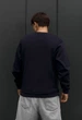 Мужской свитшот стаф темно-синий базовый на флисе Staff dark blu basic fleece XS (403333) - изображение 2