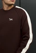 Чоловічий Світшот Стаф Коричневий З Лампасами На Флісі З Логотипом Staff Lampas Brown Logo Fleece XXL (403451) - зображення 3