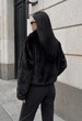 Жіноча Шуба Стаф Темно-коричнева З Блискавкою Зимова Staff Wi Zip Dark Brown S (404389) - зображення 2