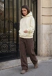 Жіноче худі Staff lav milk oversize fleece S - изображение 4