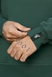 Мужской свитшот стаф зеленый базовый на флисе Staff green basic fleece L (403454) - изображение 3