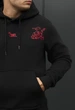 Мужской свитер стаф черный с логотипом волна на флисе утепленный Staff black logo wave fleece M (404255) - изображение 4
