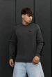 Мужской свитшот Staff темно-серый флис с лампасами и логотипом Staff lampas dark gray logo fleece XXL (403453) - изображение 1
