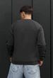 Мужской свитшот Staff темно-серый флис с лампасами и логотипом Staff lampas dark gray logo fleece XXL (403453) - изображение 2