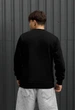 Мужской свитшот Стафф чёрный базовый на флисе Staff black basic fleece XXXL (403314) - изображение 2