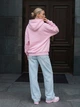 Жіноче худі Staff lav pink oversize fleece L - зображення 5