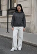 Жіноче худі Staff ti gray oversize fleece S - изображение 4