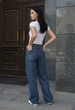 Жіночі Джинси Стаф Темно-сині Широкі Джинсові Штани Staff 19 Dark Blue Wide Leg 32 (404082) - зображення 2