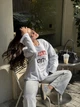 Женский Лонгслив Оверсайз Серый С Принтом Authentic Oversize (403873) - изображение 2
