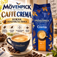 Кава Movenpick Caffe Crema у зернах 1010 г середнього обсмажування 100% арабіка ароматна зернова кава какао шоколад фруктові ноти легка кислинка ніжна пінка для еспресо капучино лате - зображення 1