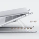 Подставка для ноутбука Orico PFB-A21 11-17" регулируемая складная Silver (6942886205305) - изображение 9