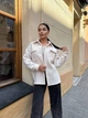 Тепла сорочка з вовни букле 42-46 молочний - зображення 2