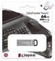 Флеш-накопитель Kingston DataTraveler Kyson 64GB USB 3.2 Gen 1 + переходник type C - изображение 1