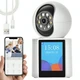 WiFi камера видеонаблюдения с экраном 2.8 дюйма с поворотом на 360° и наклоном 60° и ночным видением как видеоняня 3MP - изображение 2