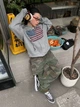 Unisex зип-худи с принтом / Серый 42-48 / BASED 0227780 - изображение 9