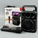 Портативная колонка Sing-e ZQS1361 Mini RGB с микрофоном 8 Вт / 1200 мАч Черная - изображение 1
