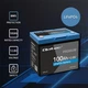 Комплект літій-залізофосфатний акумулятор Qoltec LiFePO4 | 12,8 В | 100 Аг | 1280 Вт·год | BMS 53705 + ДБЖ Volt Polska sinusPRO 850 E Plus 12/230V 500W/850VA (3SPM08012M) - зображення 6
