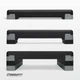 Степь платформа 3 уровня EasyFit высота 10-20 см черно-серая для дома и спортзала (EF-0541) - изображение 4