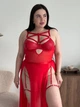 Комплект белья женский (боди, юбка) Nova Vega 3XL Красный 109-DO4083-2 - изображение 3