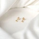 Золоті сережки-гвоздики Кульки 585 проби. з40101 - изображение 3
