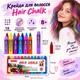 Мелки для волос Hair Chalk, набор 12 цветов (Временная краска для волос) - изображение 6