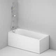 Ванна акрилова AM.PM 160x70 см Spirit white W72UA-160-070W-A - зображення 2