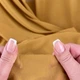 Ткань шифон Мульти 70 гр/м2 150 см полупрозрачная, легкая, воздушная для платьев, блузок и аксессуаров капучино - изображение 3