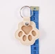 Кожаный брелок для хранения шерсти домашних любимцев белый - изображение 3