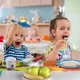 Набор детских столовых приборов Guzzini Bimbi Разноцветный из пластика 3 предмета (163-135-07750052) - изображение 4