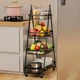 Трехуровневая Корзинка-Тележка на колесиках (Multi-function mobile cart 3-layer) - изображение 3