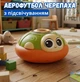 Детская игрушка Аэрофутбол Kick Football Черепашка с мягким покрытием, подсветкой и устойчивым основанием для домашнего футбола Зелёный - изображение 1