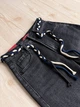 Джинсы женские Vanver 82216 baggy MOM бананы американки с поясом 25 черные - изображение 5