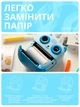 Фотоапарат дитячий цифровий камера для миттєвого друку з термодруком відеокамера фотик з мініпринтером швидкою роздруківкою Full HD 1080p із селфі камерою MP3 плеєром екраном 2.4 USB microSD 16 Гб акумуляторний портативний для дітей Swan Babyб лакитний - зображення 10