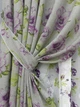 Комплект штор VR-Textil Лен Прованс 100х270 2шт и Тюль 400х270 2079ш-1266т Серый с фиолетовым и белым 71-206/2 - изображение 4