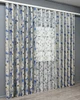 Комплект штор VR-Textil Лен Прованс 100х270 2шт и Тюль 300х270 2078ш-1681т Светло-серый с синим и белым 71-207/1 - изображение 3