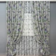 Комплект штор VR-Textil Льон Прованс 100х270 2шт і Тюль 400х270 2084ш-1681т Світло-сірий з фіолетовим та білим 71-208/2 - зображення 1