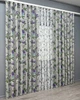 Комплект штор VR-Textil Льон Прованс 100х270 2шт і Тюль 400х270 2084ш-1681т Світло-сірий з фіолетовим та білим 71-208/2 - зображення 3