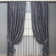 Комплект готових штор VR-Textil Льон мармур Royal Touch № 2004ш Графітовий 150х270 см 2 шт (33-0972) - зображення 2