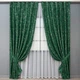 Комплект готових штор VR-Textil Льон мармур Royal Touch № 2002ш Зелений 200х270 см 2 шт (32-478) - зображення 2