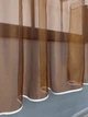 Кухонная тюль-арка VR-Textil № 1790т лен белый с коричневым 300х170 см (53-0220) - изображение 7