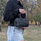 Брендовая женская сумка Louis Vuitton Nano Speedy Monogram с ручками и ремнем через плечо - изображение 4