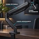 Настольный крепеж для монитора MLT Fixon V1 Black - изображение 6
