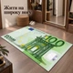 Інтер'єрний декоративний килимок Cappone 100 Євро, 80x160 см - зображення 1