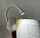 LED лампа, мини фонарик для чтения книг на зажиме, прищепке LJC-182 Белый (2120302) - изображение 12