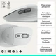 Мишка Logitech Signature Comfort Plus M850L Wireless/USB-C Off-White (910-007716) - изображение 2