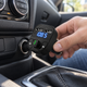 Автомобільний FM трансмітер FM модулятор Bluetooth в прикурювач 12–24 В з 2 USB, MicroSD, MP3 плеєром, LED-дисплеєм, мікрофоном та гучним зв’язком Hands Free - зображення 8