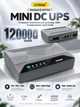 Бесперебойник для роутера Mini UPS Andowl Q-UP700 12000 mAh источник бесперебойного питания для модема WiFi ONU - изображение 1